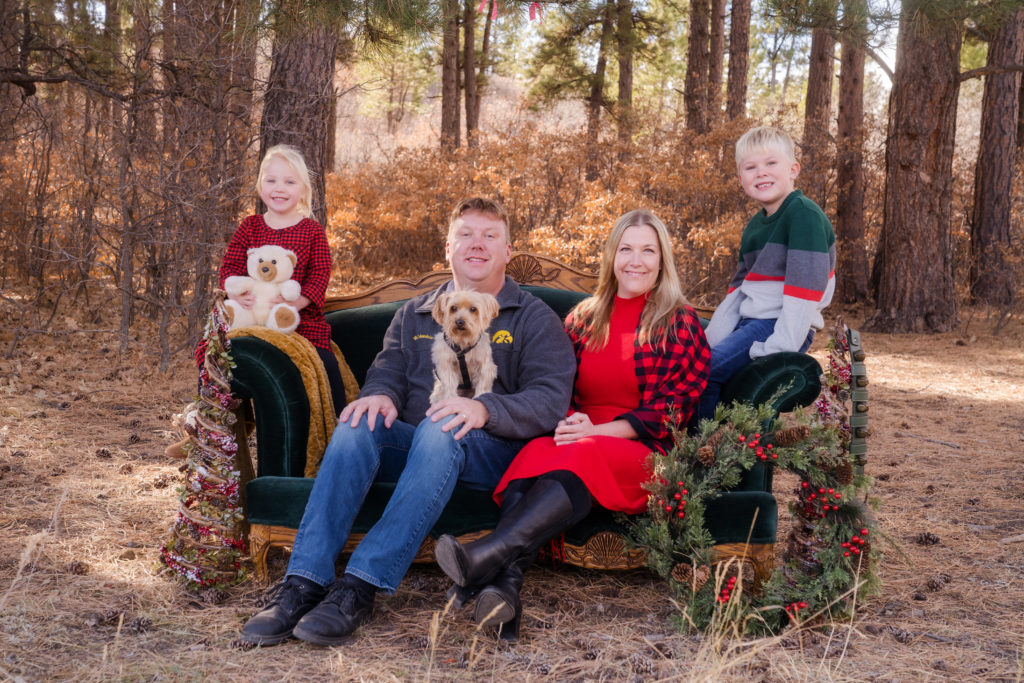 Colorado Family Portraits in the winter