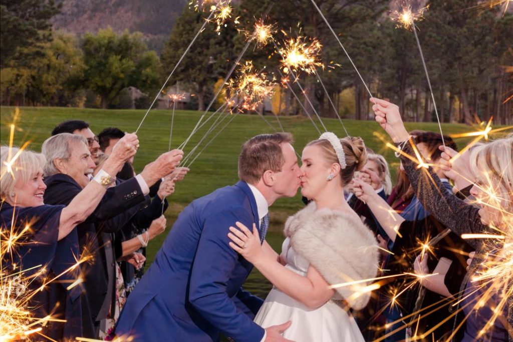 Sparkler exit at The Broadmoor