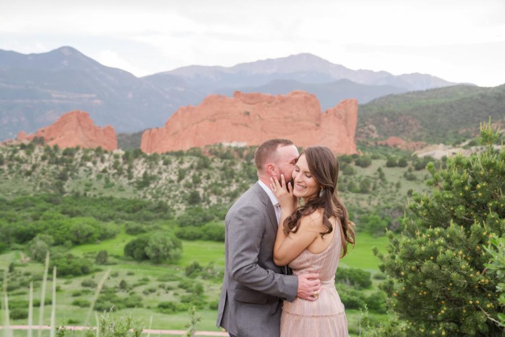 proposal at Garden of the Gods in Colorado Springs