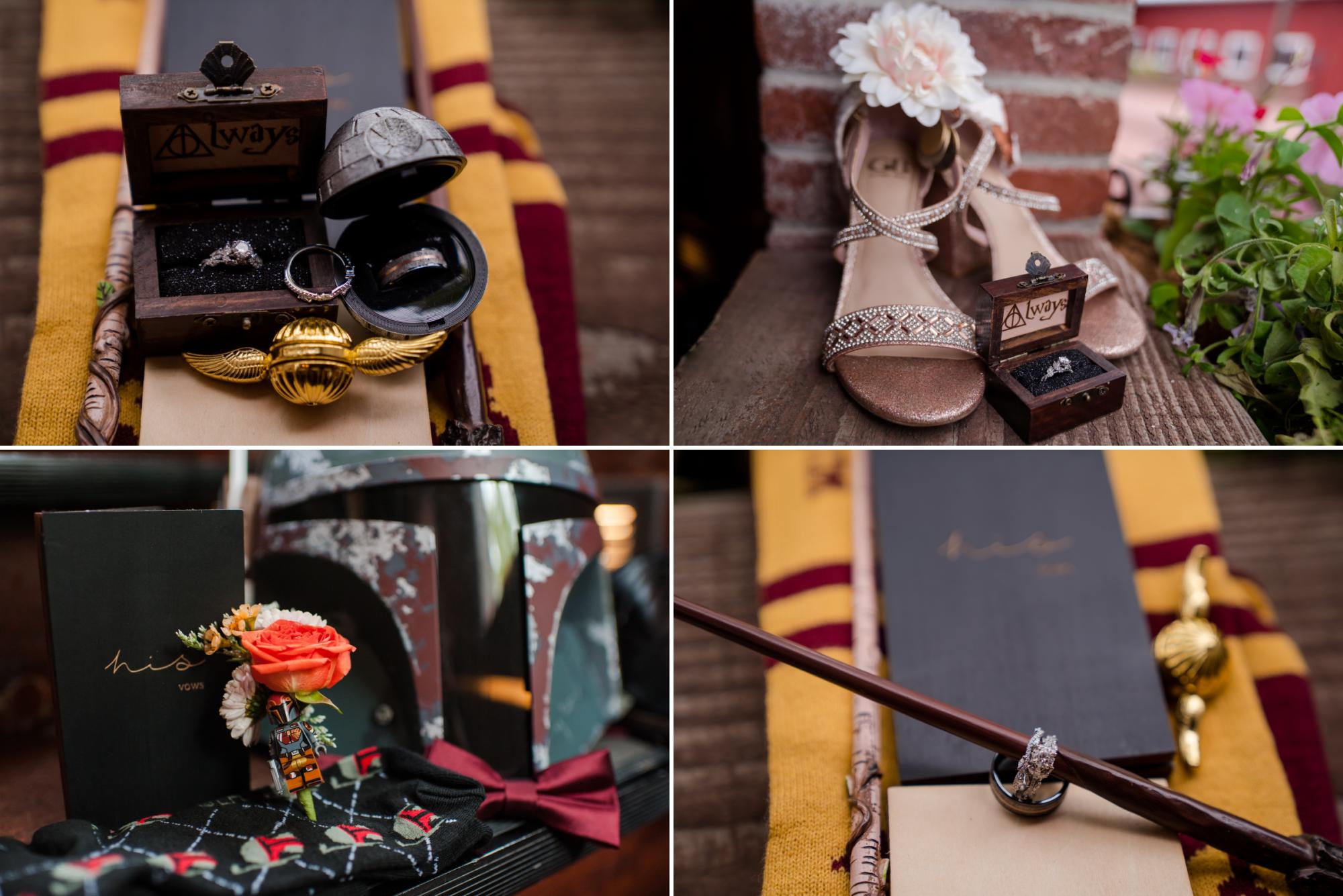 Harry Potter themed wedding day