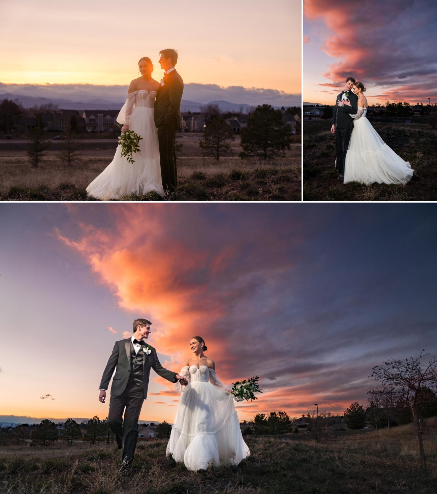 Sunset Villa Parker wedding photos