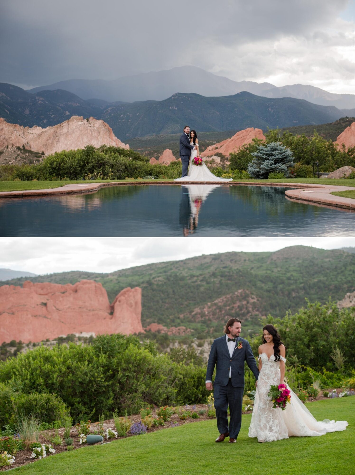 Colorado Springs picturesque wedding